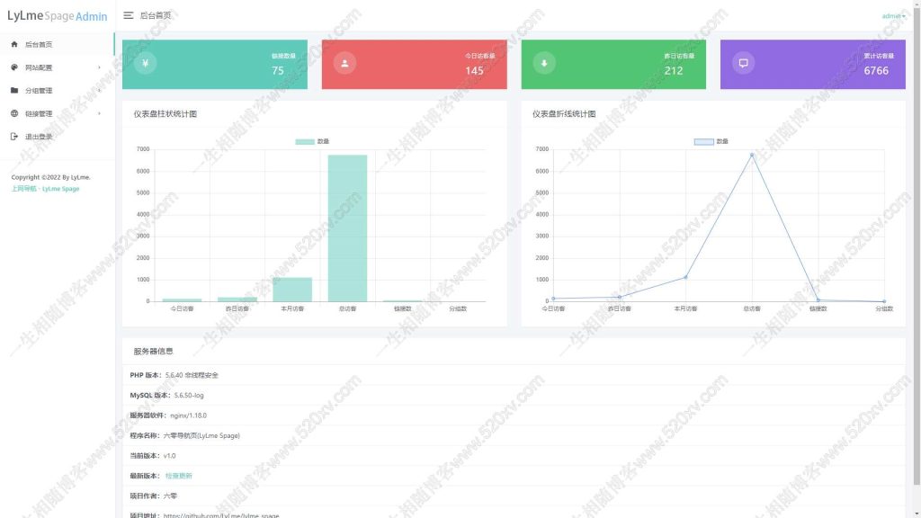 免费网址导航六零导航网站源码(LyLme Spage) v1.7.0最新版内置多个模板 第4张
